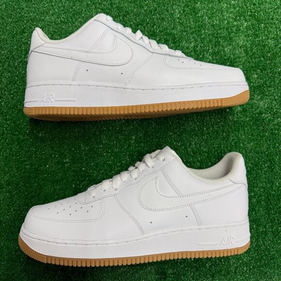 Nike Air Force 1 White Gum Mens Casual Shoes DJ2739-100 VNDS Sz 11 - Picture 4 of 7